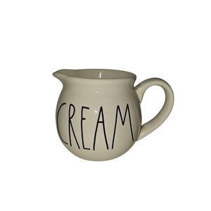 Rae Dunn CREAM Ceramic Pitcher Artisan Collection By Magenta